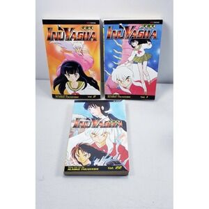 VIZ Media InuYasha Manga Volume 1, 2 and 22 By Rumiko Takahashi